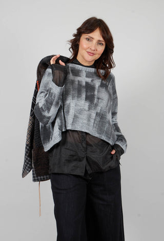 Cropped Jumper in Grey