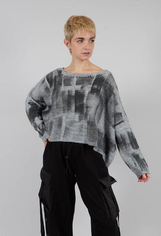 Cropped Jumper in Grey