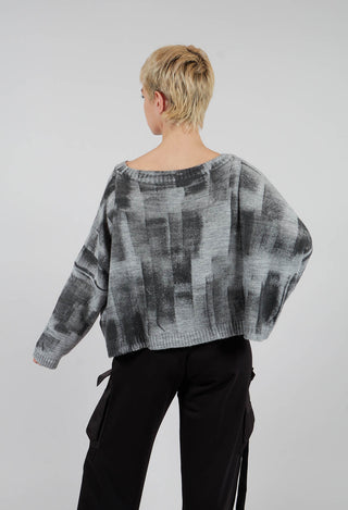 Cropped Jumper in Grey