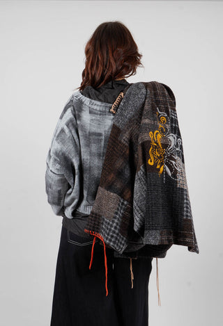 Cropped Jumper in Grey