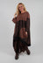 Oversized Top in Black and Brown