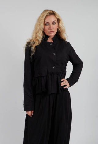 Cropped Jacket in Black