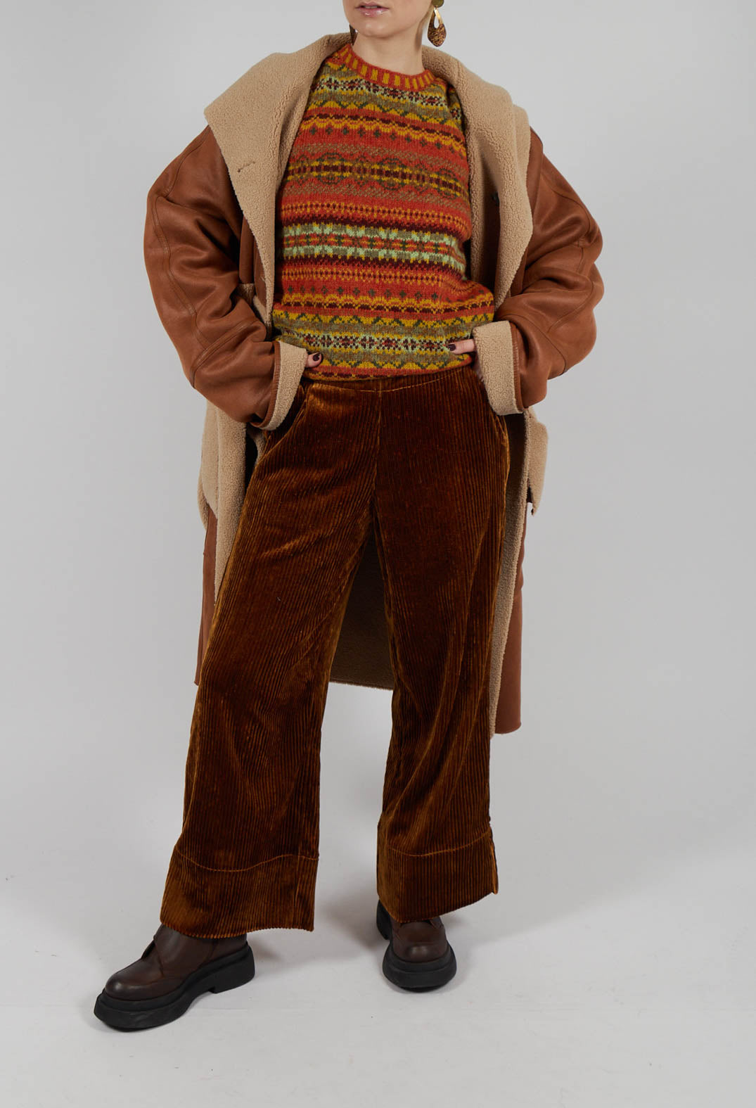 Ido Trousers in Gold