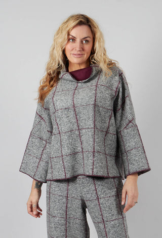 Dari Top in Graphite and Garnet