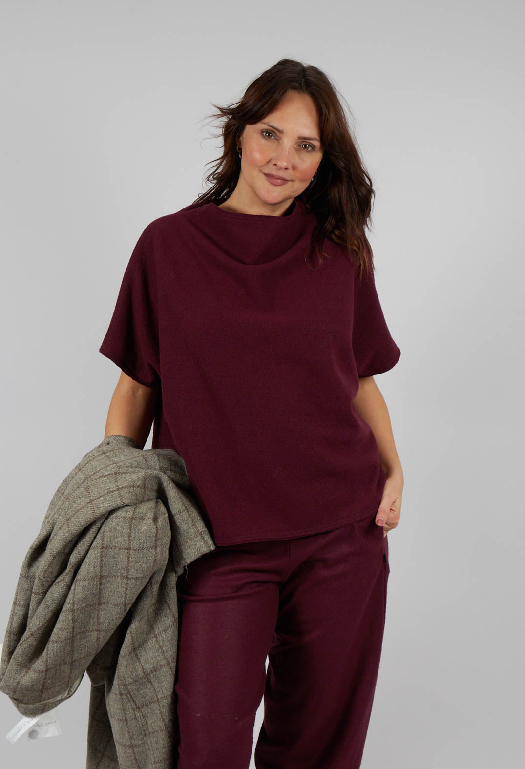 Vapi Top in Garnet