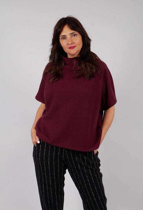 Vapi Top in Garnet