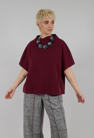 Vapi Top in Garnet