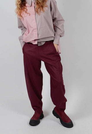 Sipa Trousers in Garnet