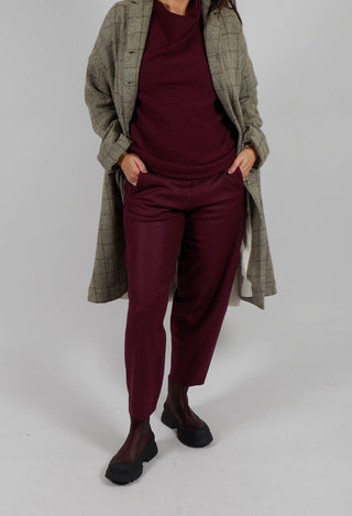 Sipa Trousers in Garnet