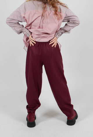 Sipa Trousers in Garnet