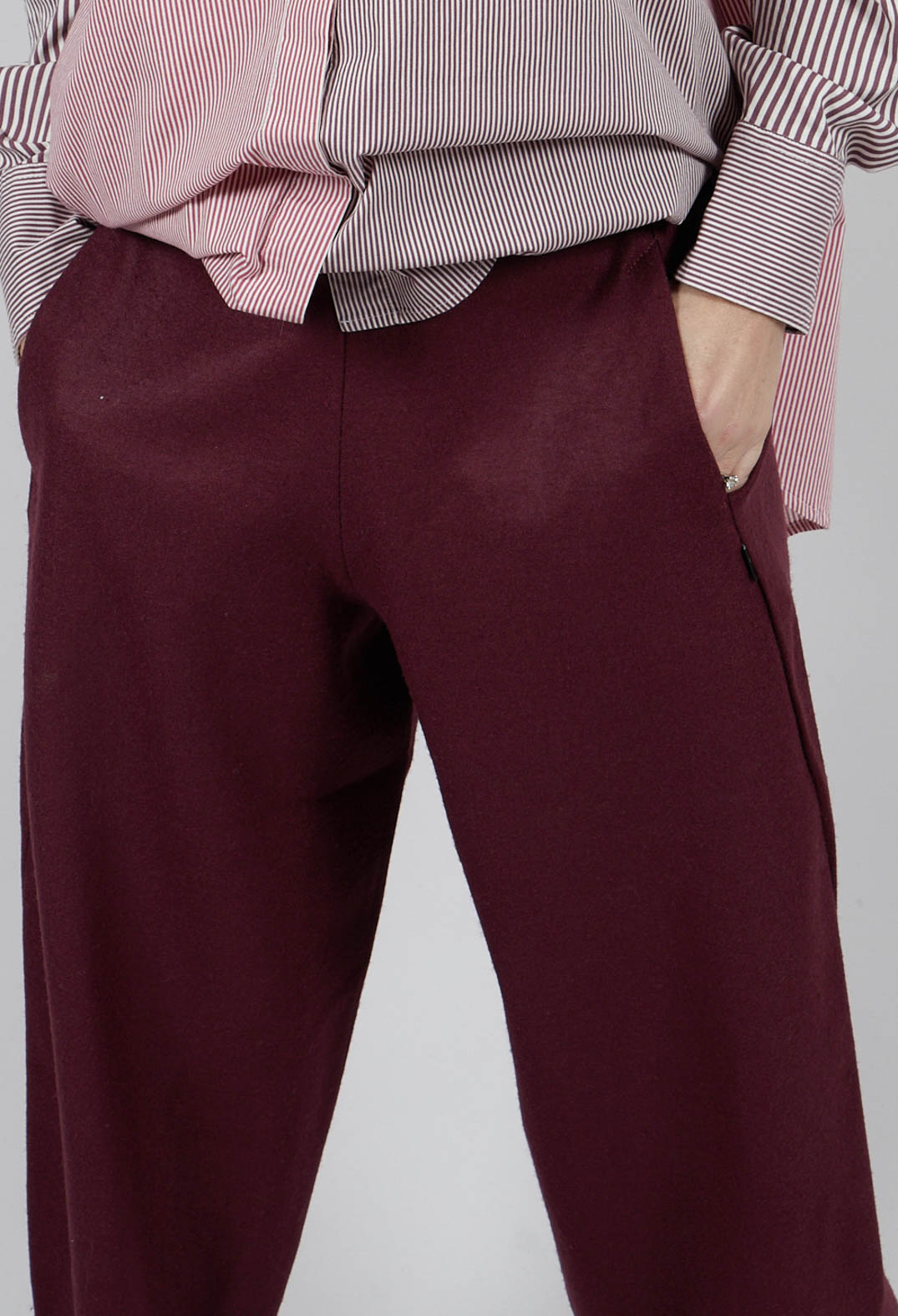 Sipa Trousers in Garnet