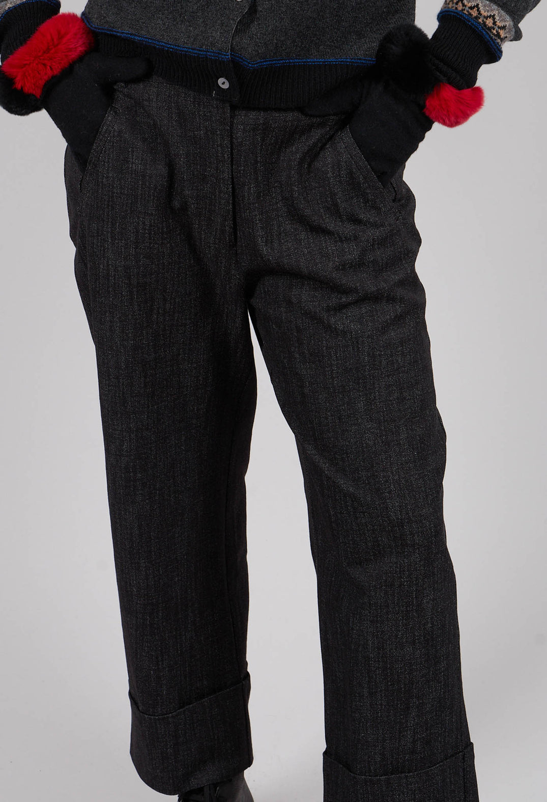 Zoe Trousers in Black Gaf