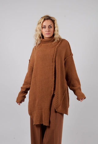 Kara Knitted Jumper in Camel