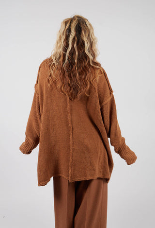 Kara Knitted Jumper in Camel