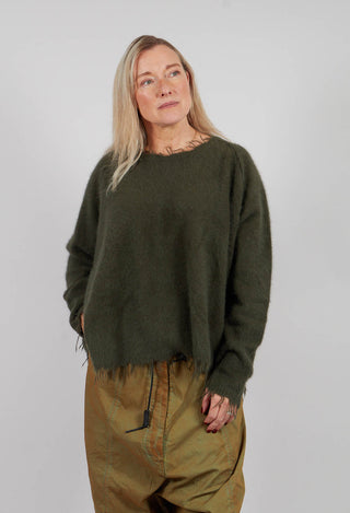 Loose Fit Jumper in Pine - 2440703