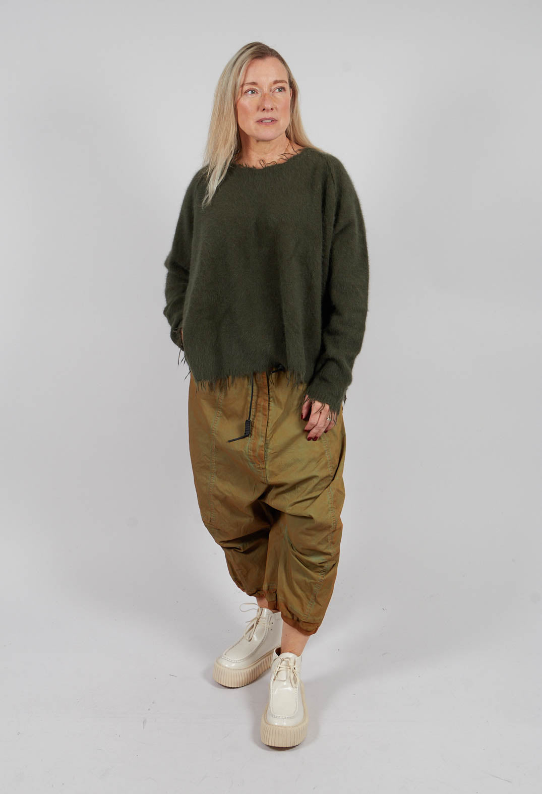 Loose Fit Jumper in Pine - 2440703