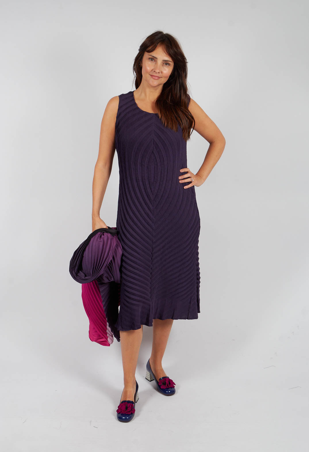 Classico Dress in Mulberry