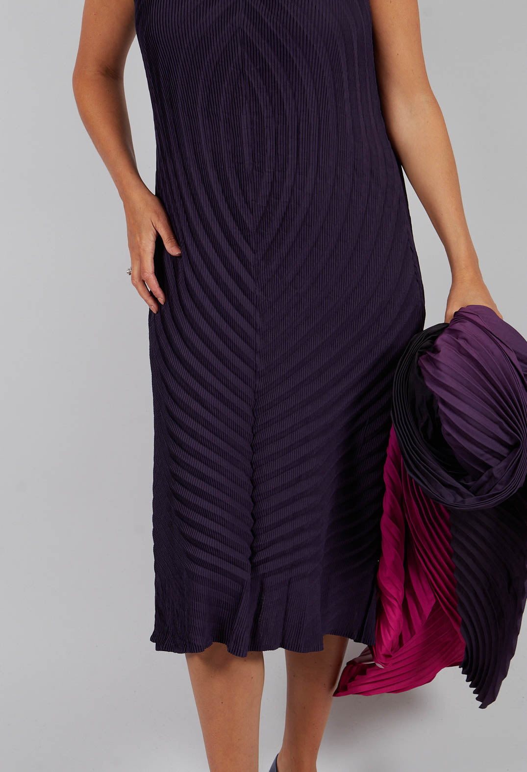 Classico Dress in Mulberry