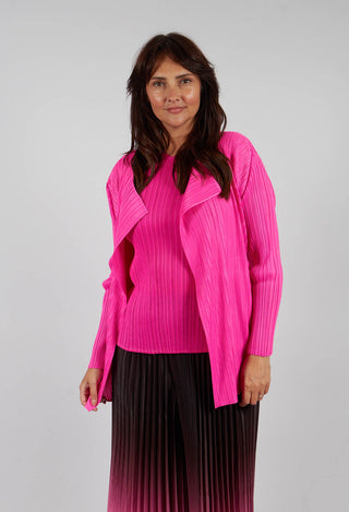 Simply Pleat Jacket in Pink
