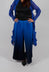 Boxy Trousers in Black and Royal