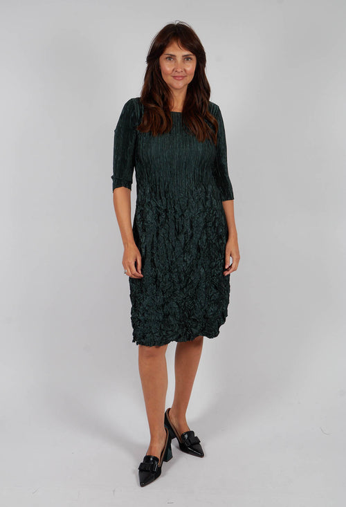 Three Quarter Smash Dress in Met Forest