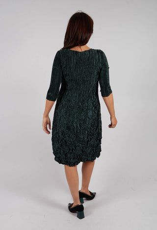 Three Quarter Smash Dress in Met Forest