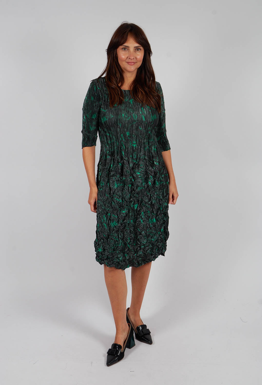 Three Quarter Smash Dress in Middle Earth