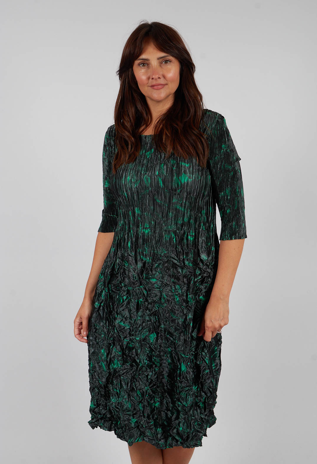 Three Quarter Smash Dress in Middle Earth