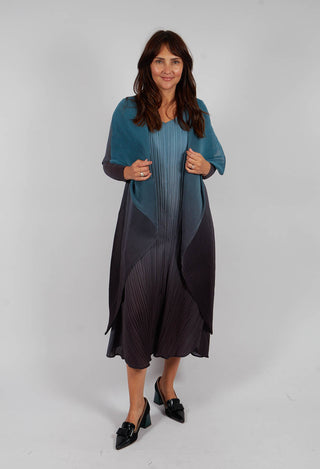 Collare Coat in Blue Steel and Graphite