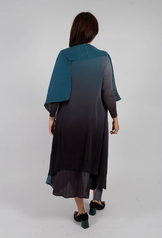 Collare Coat in Blue Steel and Graphite