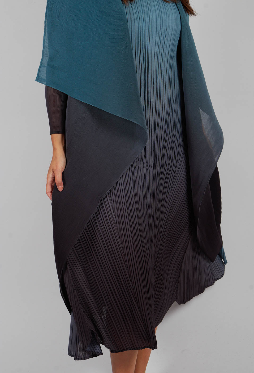 Collare Coat in Blue Steel and Graphite