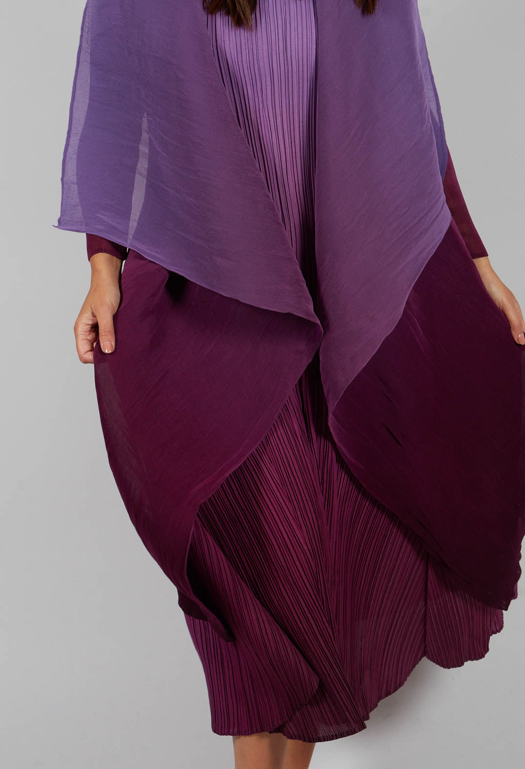Collare Coat in Violet Sapphire