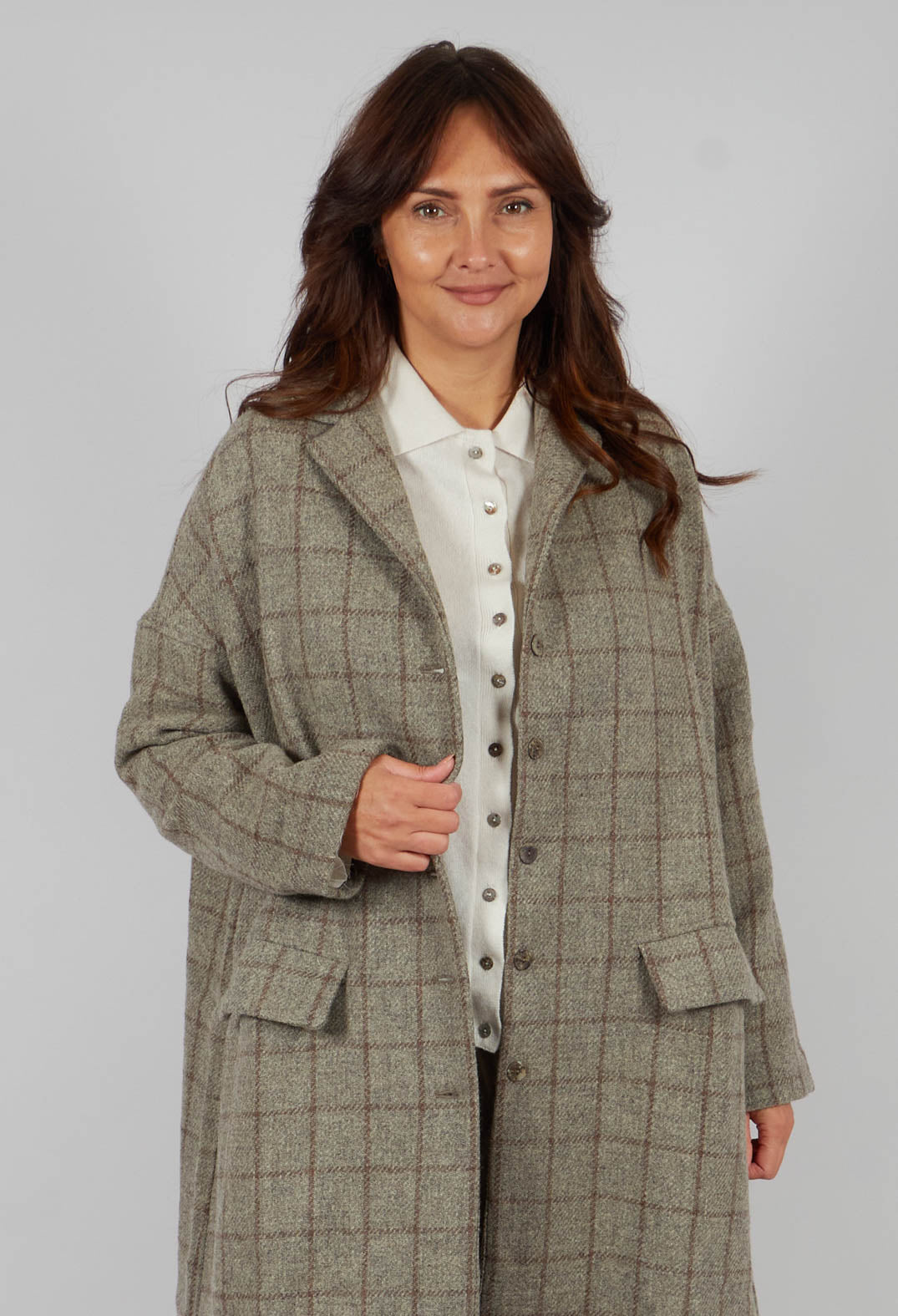 Aplago Coat in Stone
