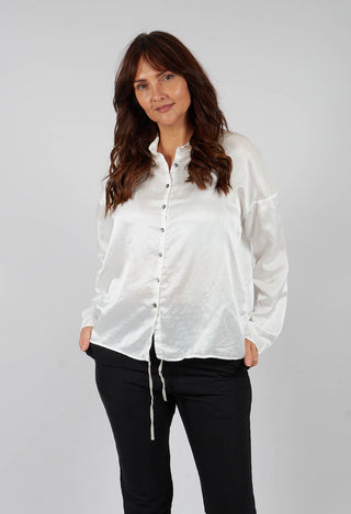 Short Collar Shirt SC in Milk