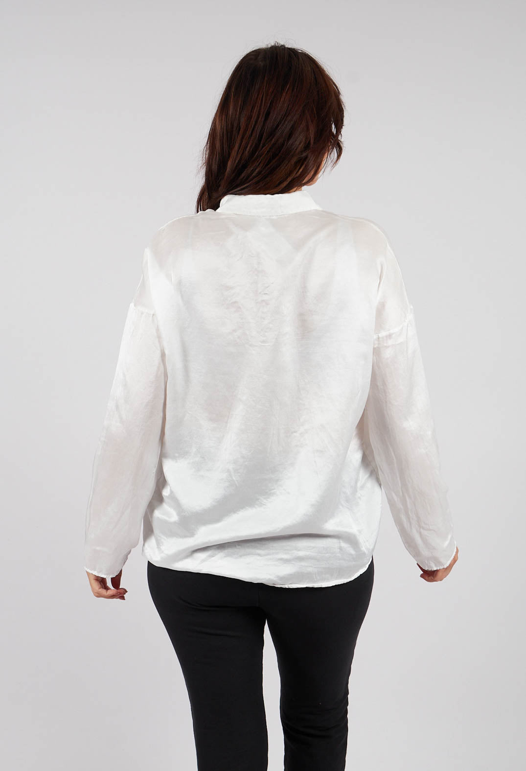 Short Collar Shirt SC in Milk