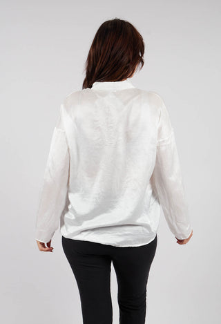 Short Collar Shirt SC in Milk
