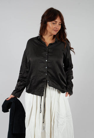 Short Collar Shirt SC in Chocolate