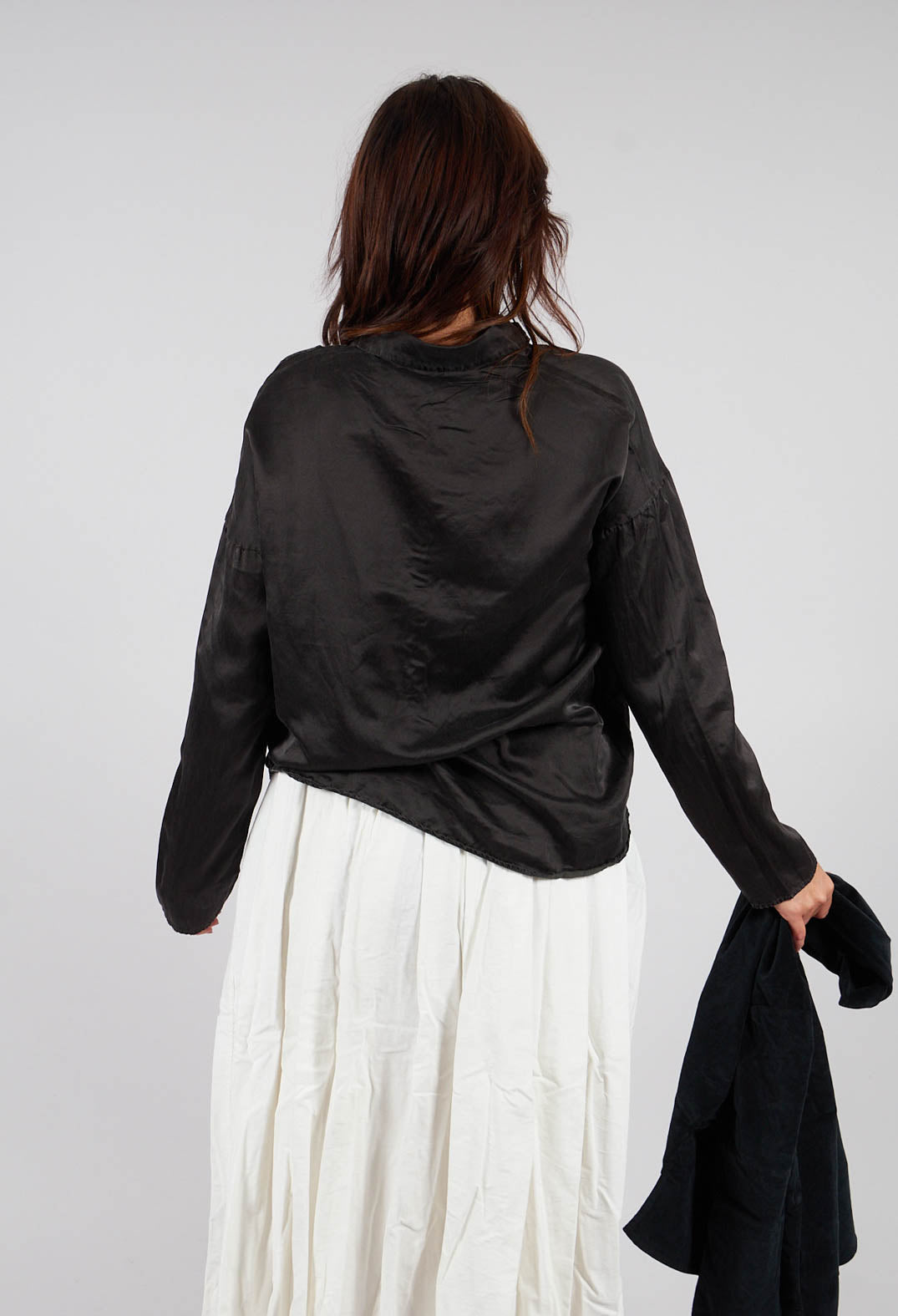 Short Collar Shirt SC in Chocolate