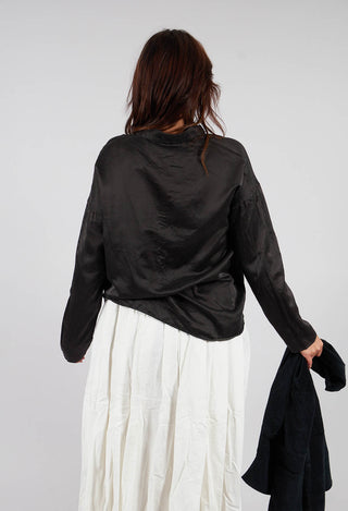 Short Collar Shirt SC in Chocolate