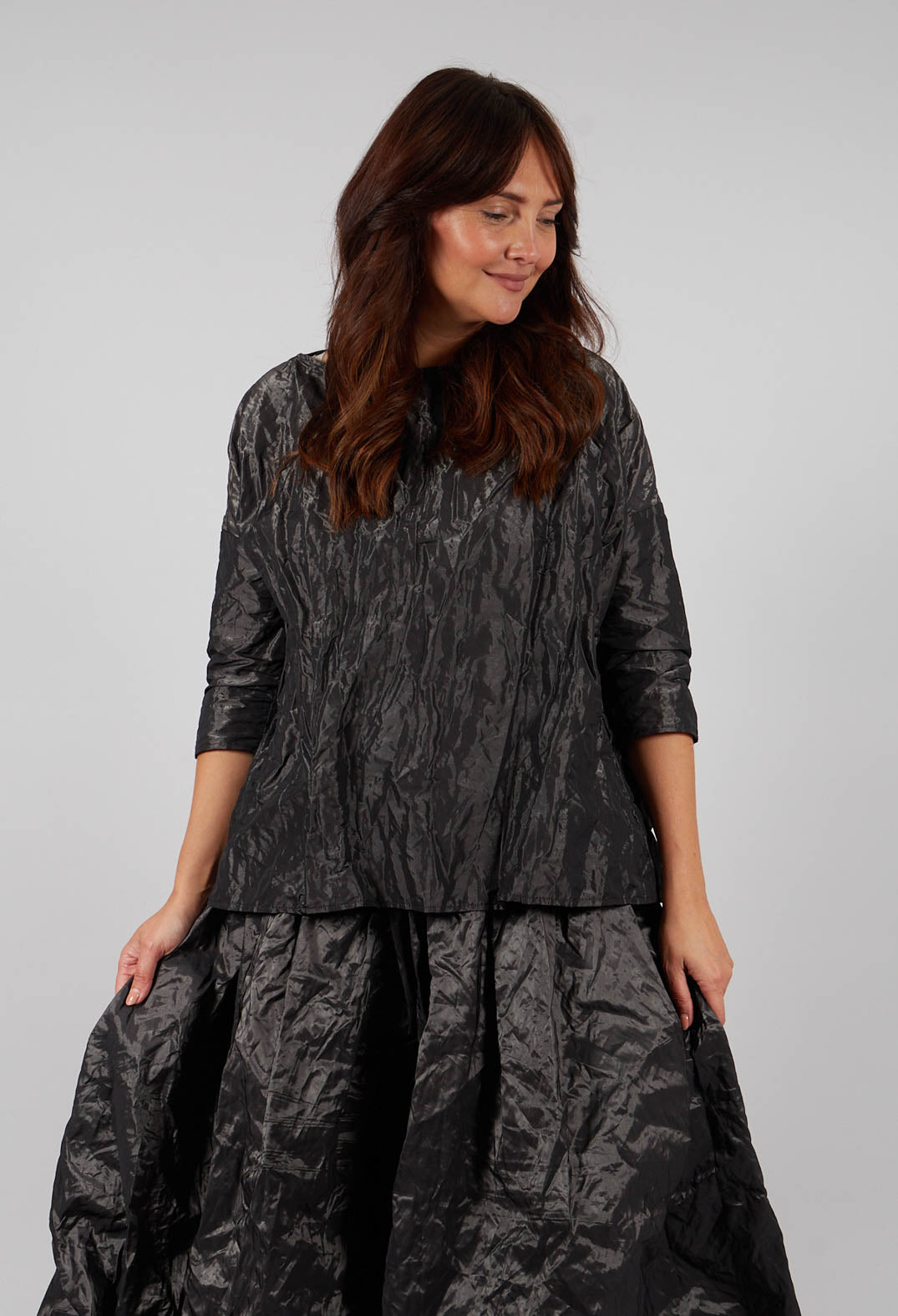 T-Shirt TM in Anthracite
