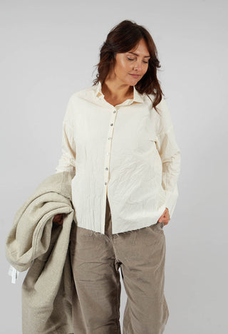 Short Collar Shirt LWR in Natural