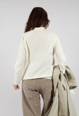 Short Collar Shirt LWR in Natural