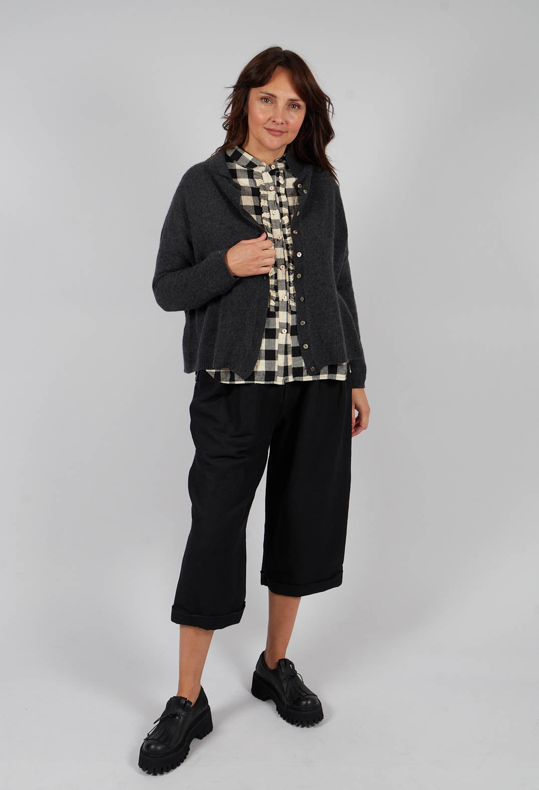 Suzette Shirt in Black and White