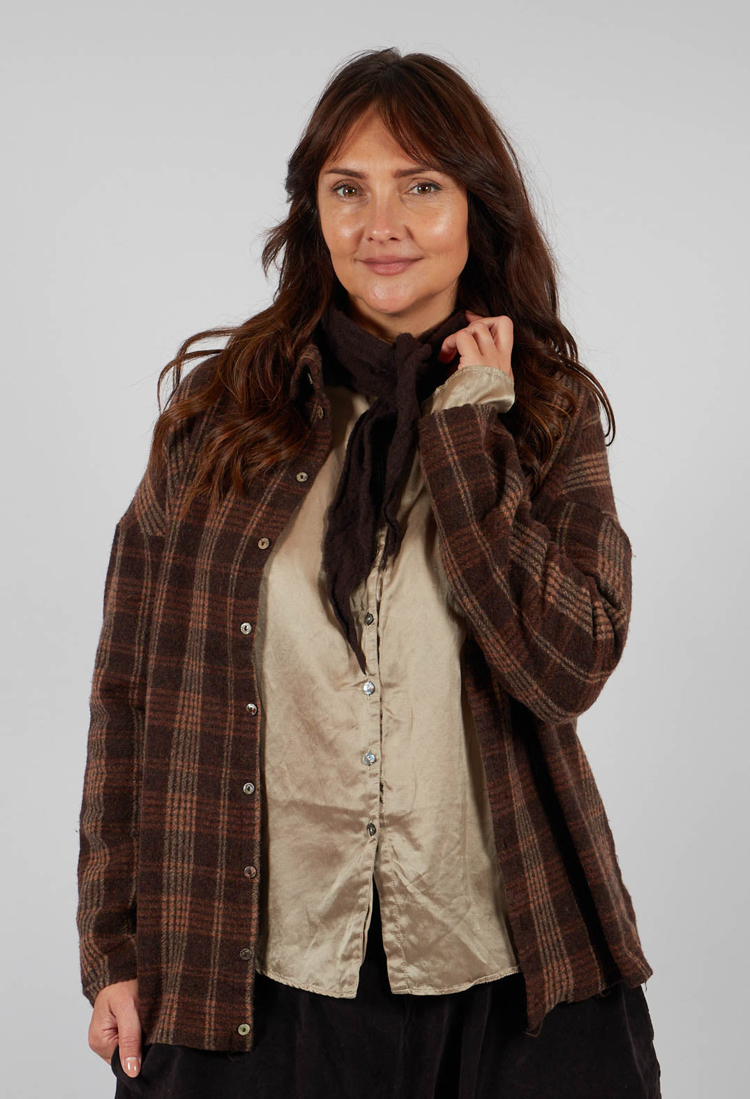 Soft Scout Scarf in Chocolate