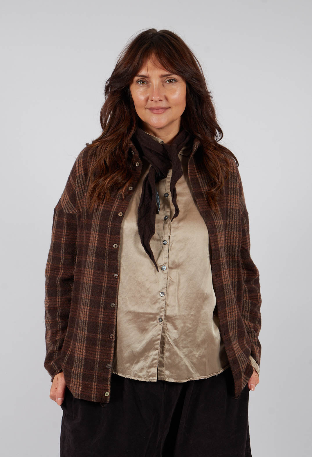 Soft Scout Scarf in Chocolate