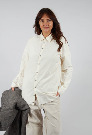 Unisex Collar Shirt in Natural