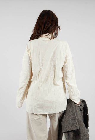 Unisex Collar Shirt in Natural