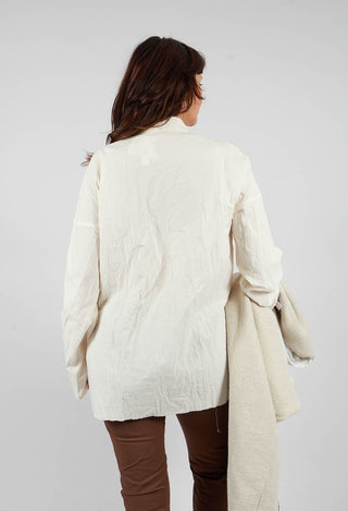 Unisex Collar Shirt in Natural