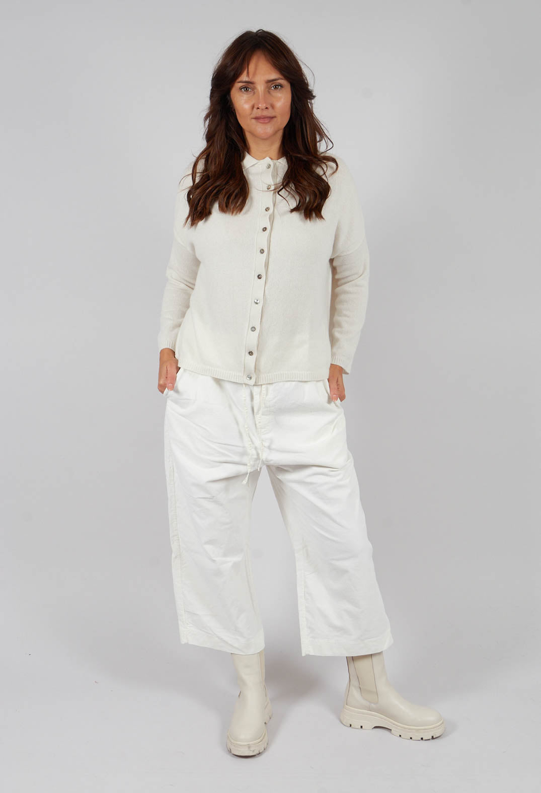 W&S Trousers V in Milk