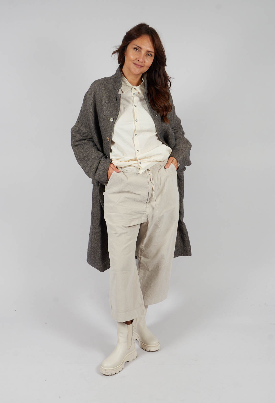 W&S Trousers V in Oatmeal